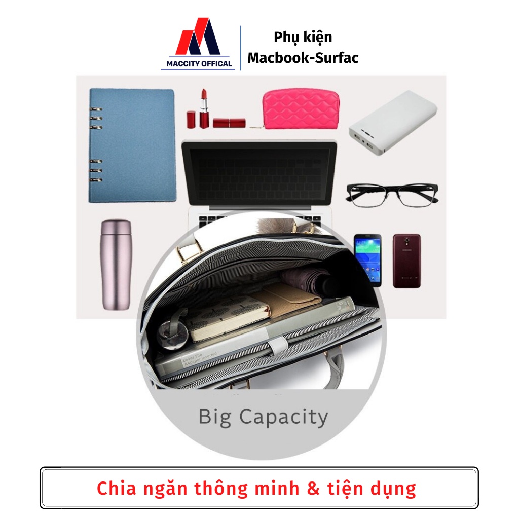 Túi xách macbook-laptop nữ thời trang, sang trọng chính hãng KINMAC