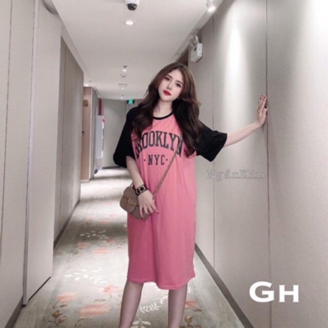 Váy suông in chữ n.y.c chất cotton | BigBuy360 - bigbuy360.vn