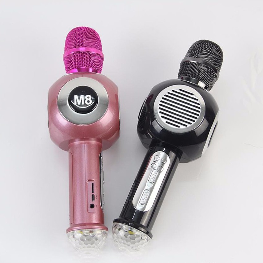 [ Siêu rẻ ] Micro Karaoke Bluetooth M8