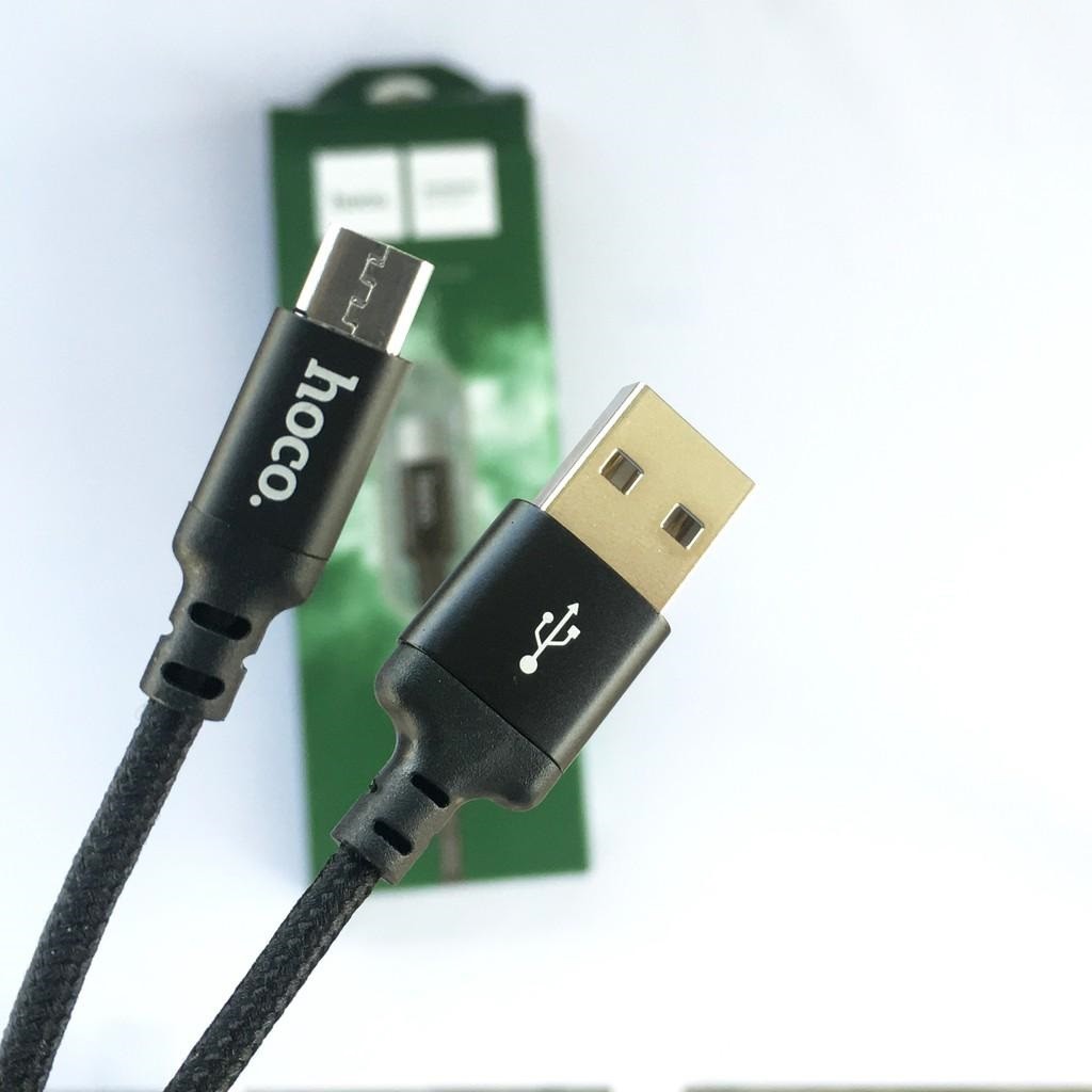 Cáp Sạc Dây Dù Siêu Bền Micro Usb HoCo X14