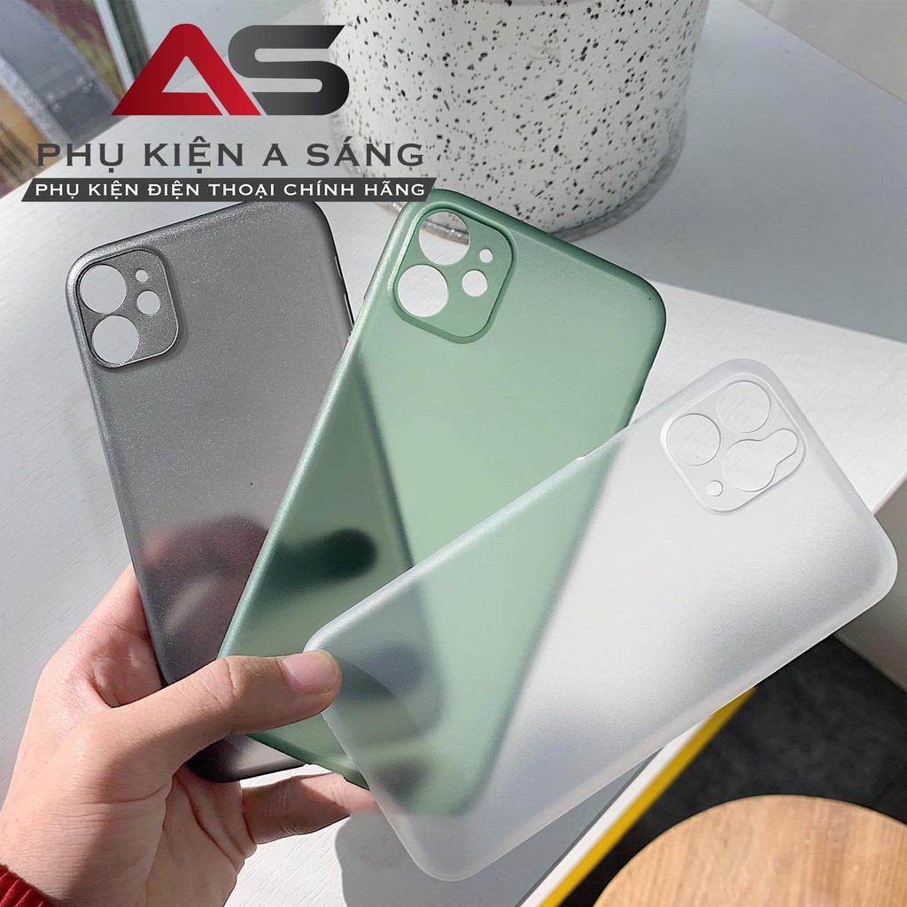 [ Có Video] Ốp Giấy Nhám Chống Vân Tay Siêu Mỏng Cho Iphone