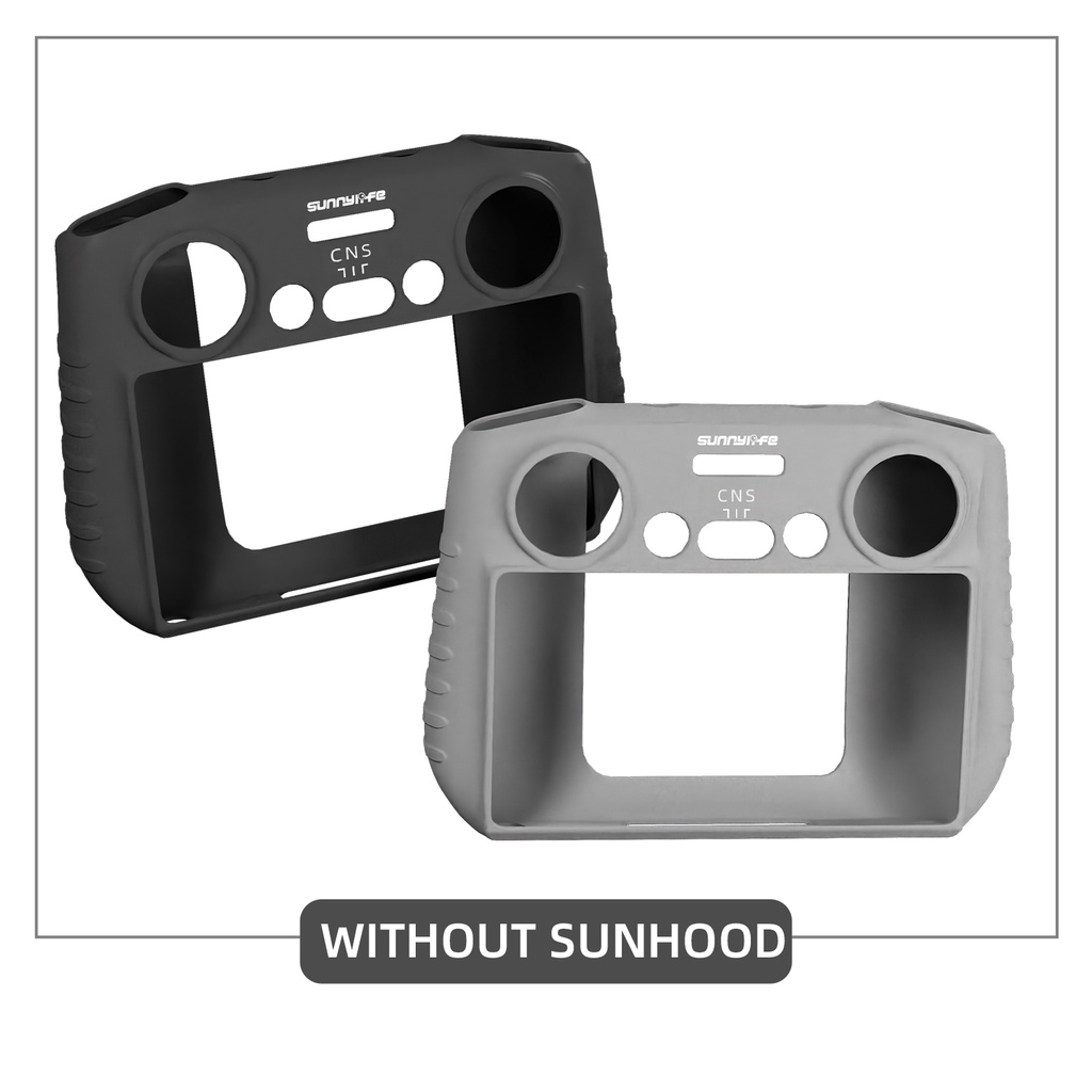 Vỏ Silicone Bảo Vệ Điều Khiển Từ Xa Kèm Tấm Che Nắng 2 Trong 1 Cho MINI 3 PRO