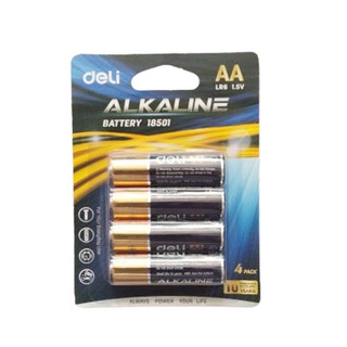 Pin AA ALKALINR Deli 18500
