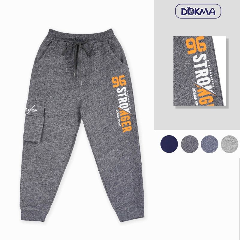 Quần dài nỉ da cá bé trai Dokma 7-12T DMQ450