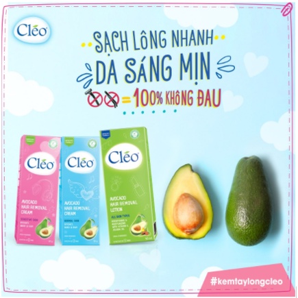 [Nhập Khẩu] Kem Tẩy Lông Cho Da Thương, Da Nhạy Cảm Cleo 50g