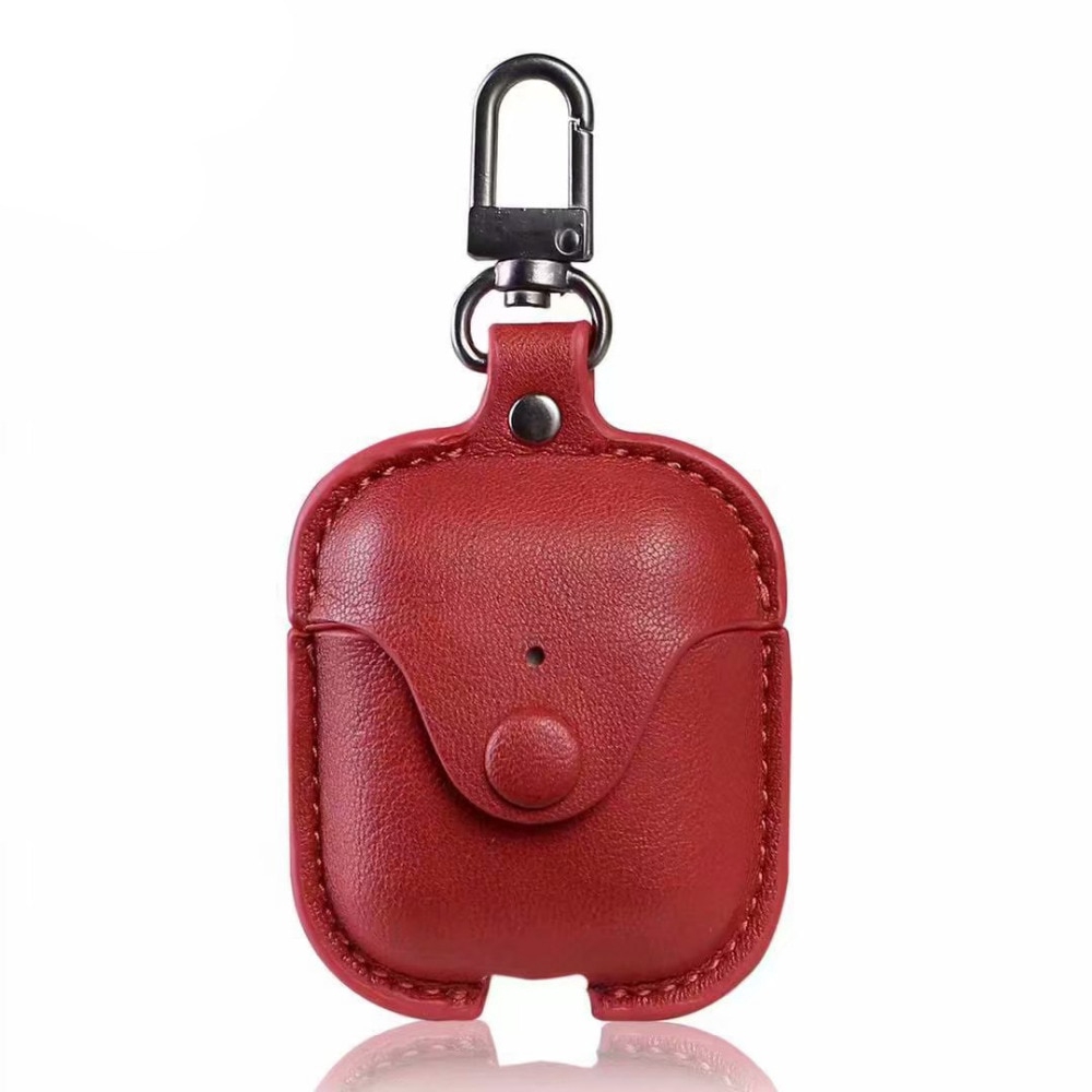 Vỏ đựng hộp tai nghe không dây từ da PU cho airpods