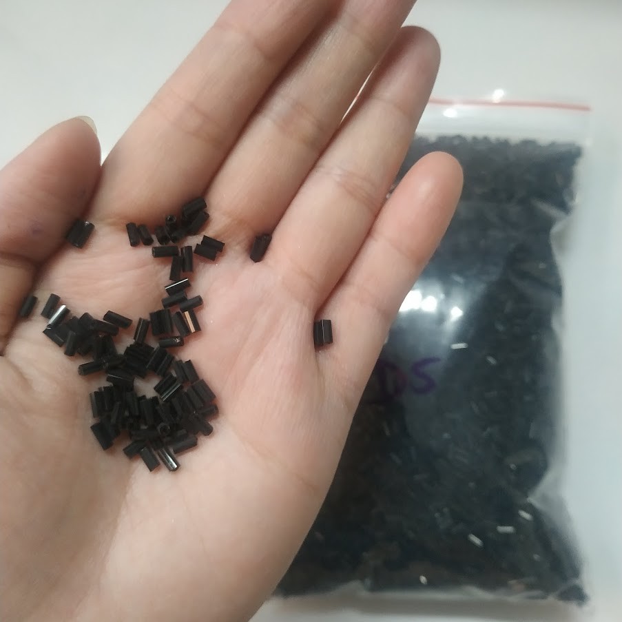 Gói 450g hạt cườm khúc 5mm- Nguyên liệu handmade, kết áo gói lớn tiết kiệm