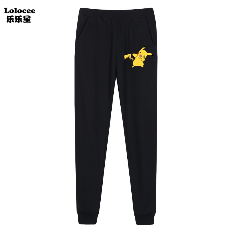 Kids Pikachu pants casual Pokémon loose trousers students  sports pants Boys Jogger Sweatpants