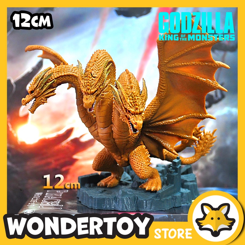 Mô hình Rồng 3 đầu King Ghidorah, Godzilla Q ver Cute 12cm