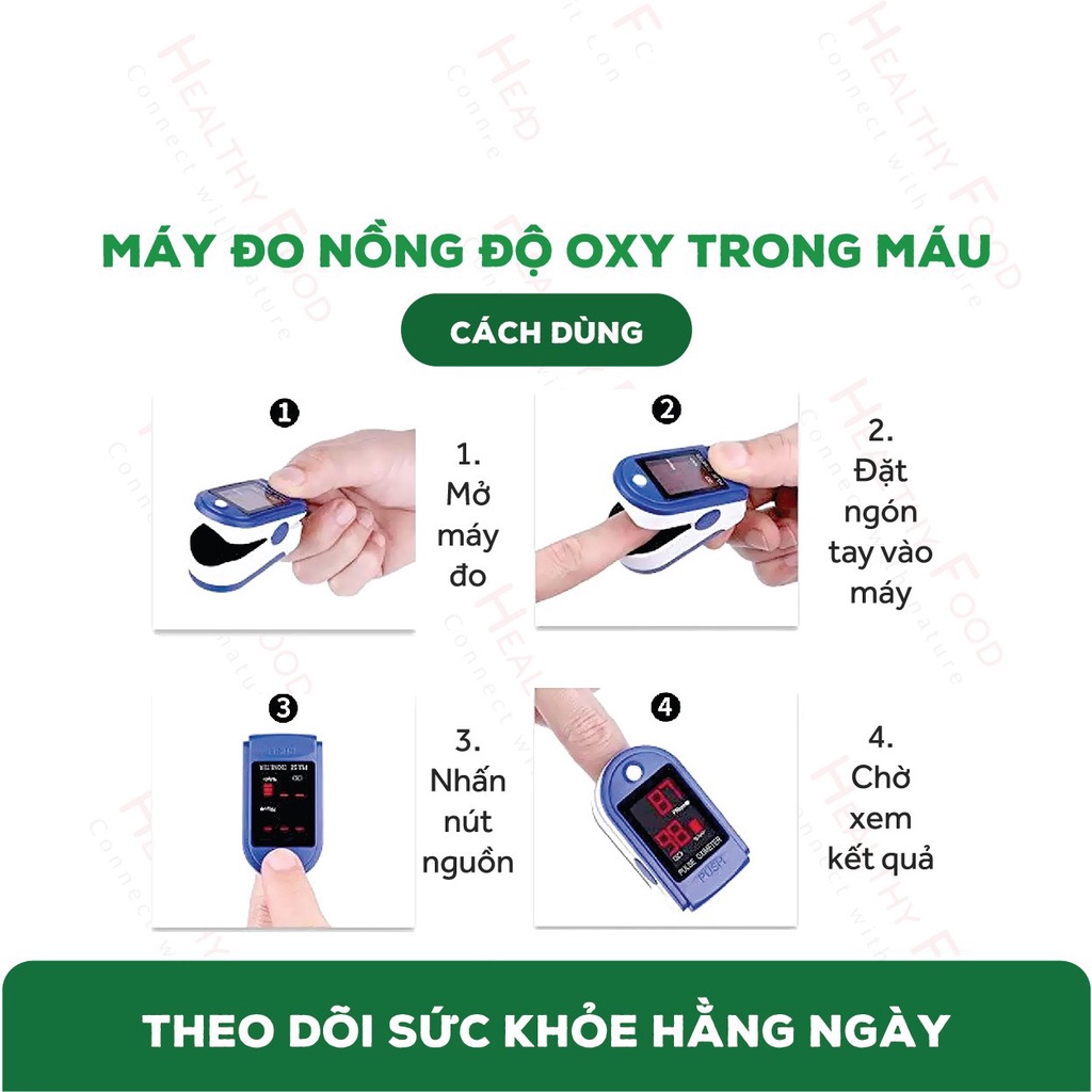 Máy đo nồng độ oxy trong máu và nhịp tim SP02 Fingertip Pulse Oximeter LK-87
