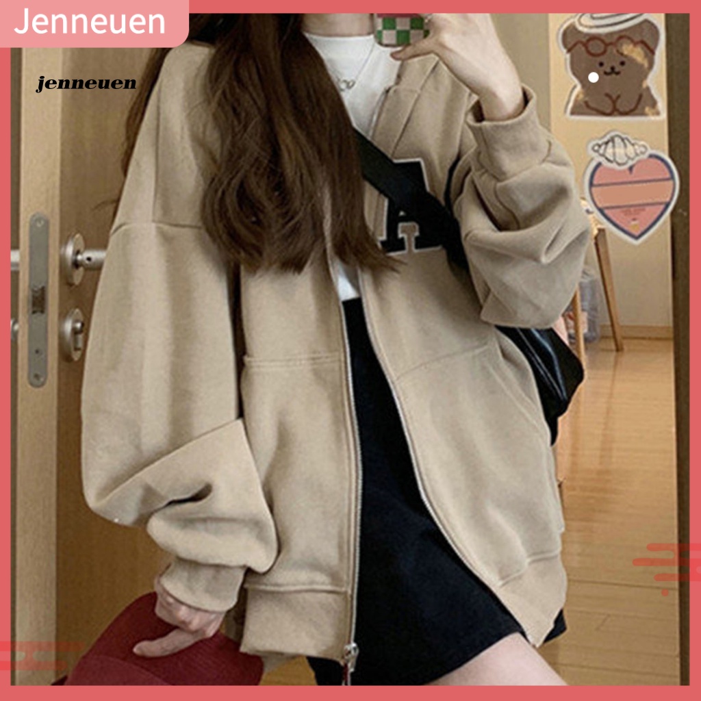 Jen Áo Khoác Sweatshirt Có Thể Co Giãn