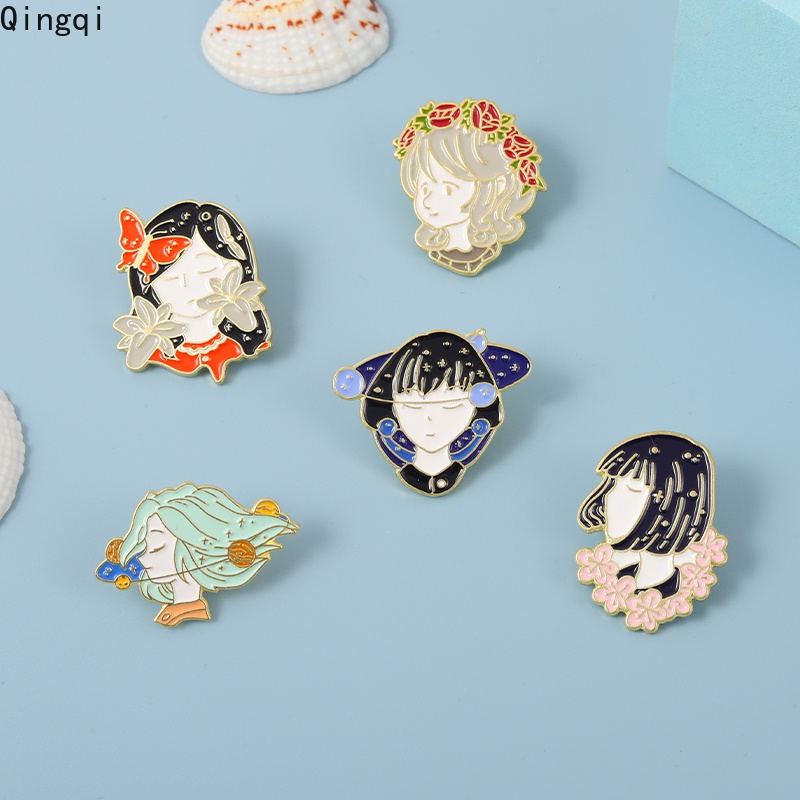 Ghim cài áo Miss Zoe hình hoa bướm hành tinh hoạt hình xinh xắn