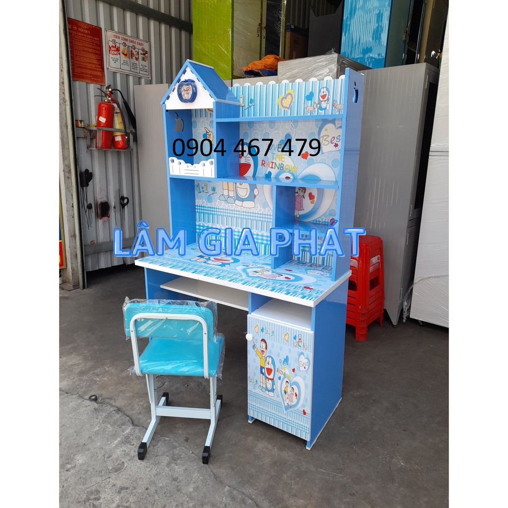 Bàn học sinh nhựa Đài Loan kèm ghế rộng 1m đẹp giao hàng miễn phí
