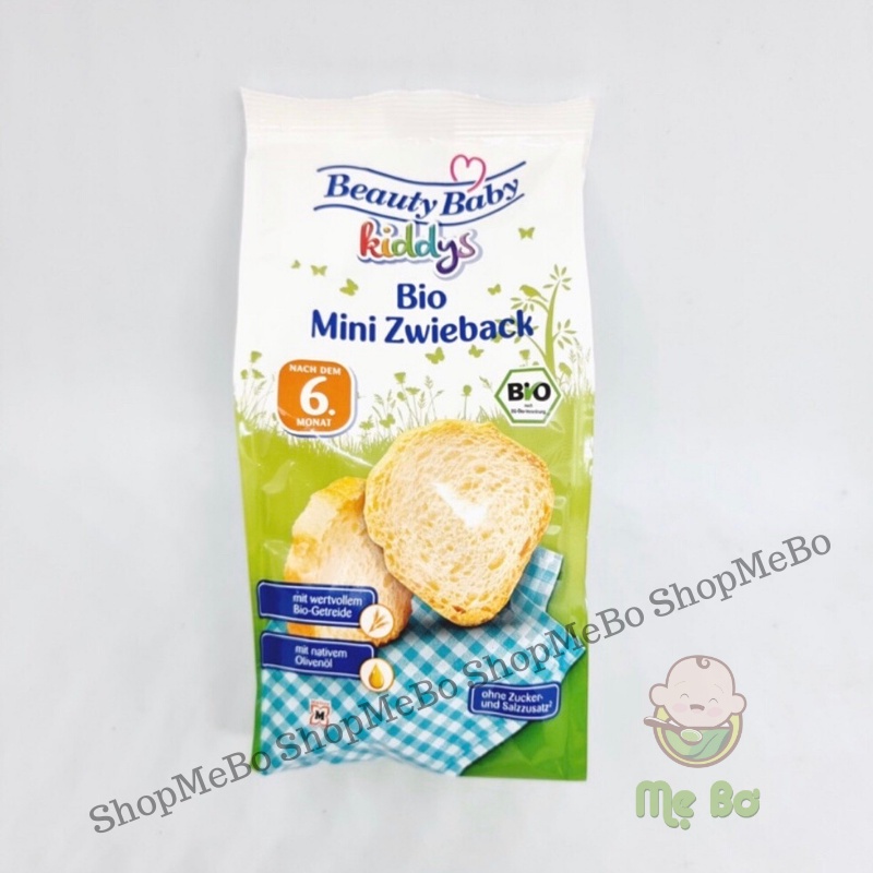 BÁNH MÌ KHÔ HỮU CƠ ĐỨC BABY KIDDY 100g 6M+