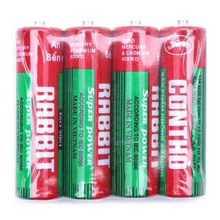 Vỉ 2 đôi Pin Con Thỏ AA , AAA (Pin Tiểu, Pin đũa)