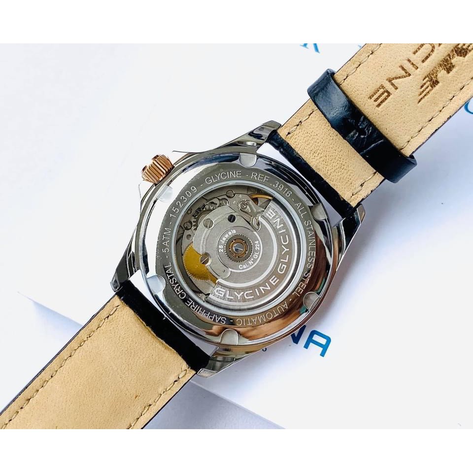 Đồng hồ - Nam - Glycine SWISS MADE - 3916.393.LBK9 | BigBuy360 - bigbuy360.vn