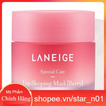 Mặt nạ ngủ ủ môi Laneige minisize 3g màu hồng Chính Hãng ủ môi Hàn Quốc Laneige, Dưỡng Hồng Đôi Môi