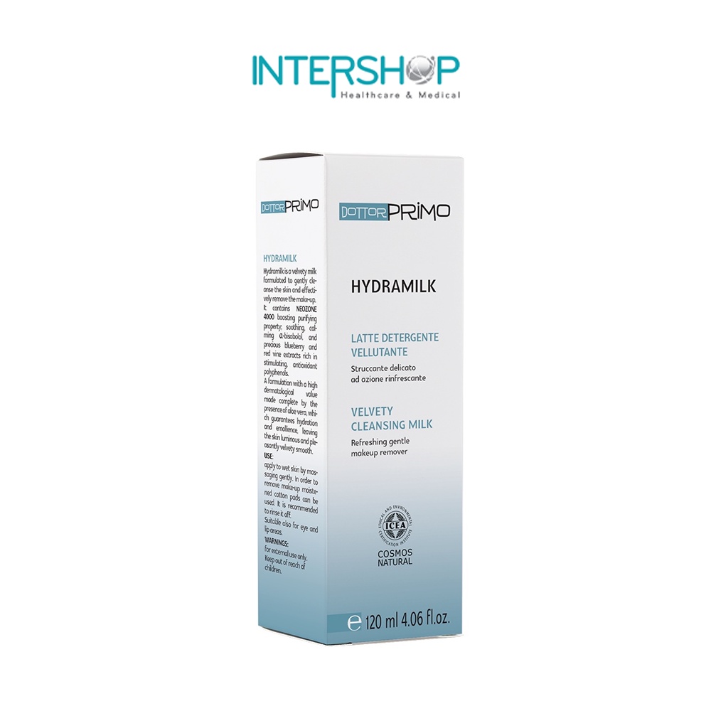 Sữa Rửa Mặt Hữu Cơ Hydramilk DottorPrimo Dành Cho Da Nhạy Cảm
