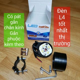 Đèn trợ sáng l4 - 3 chế độ 2019 tặng công tắc on off