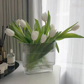 Bình lọ thủy tinh cắm hoa lưới sang trọng trang trí phòng khách