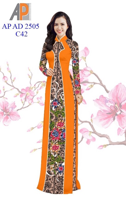 Vải áo dài hoa văn