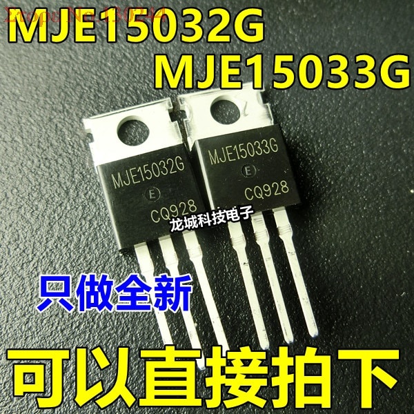 Set 10 Cặp = 5 Cặp (5Psi MJE15033G + 5 Chiếc MJE15032G) TO-220 MJE15033 MJE15032 A220
