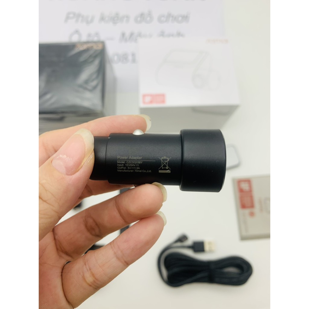 Tẩu cáp nguồn đế cài xịn film phụ kiện theo hộp zin xiaomi 70mai A500s A500 Lite Pro M300 1s