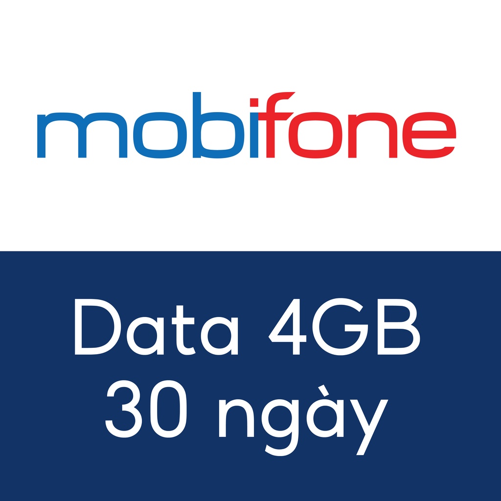 Mua gói Data Mobifone 4GB, 30 ngày