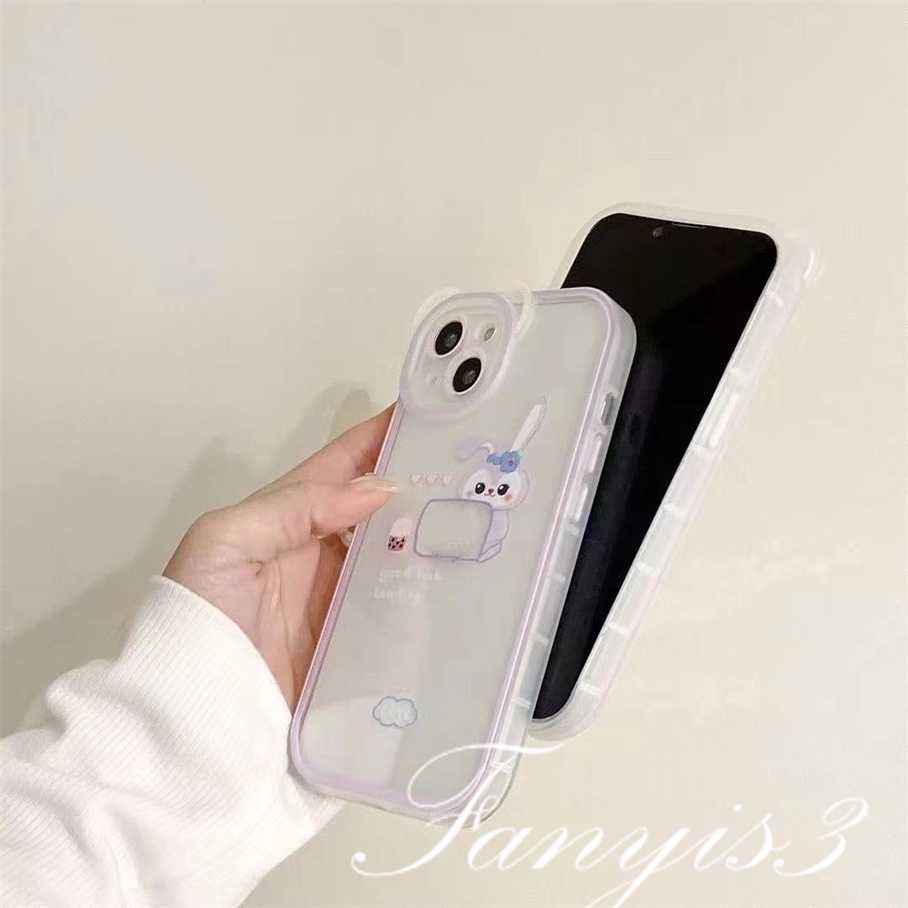 Ốp Điện Thoại Mềm Trong Suốt Họa Tiết Hoạt Hình Cho iPhone 14 13 12 11 Pro Max X XR Xs Max 8 7 6 6s Plus SE 2020