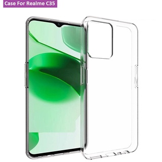 Ốp Realme C35 dẻo trong suốt (Loại đẹp)