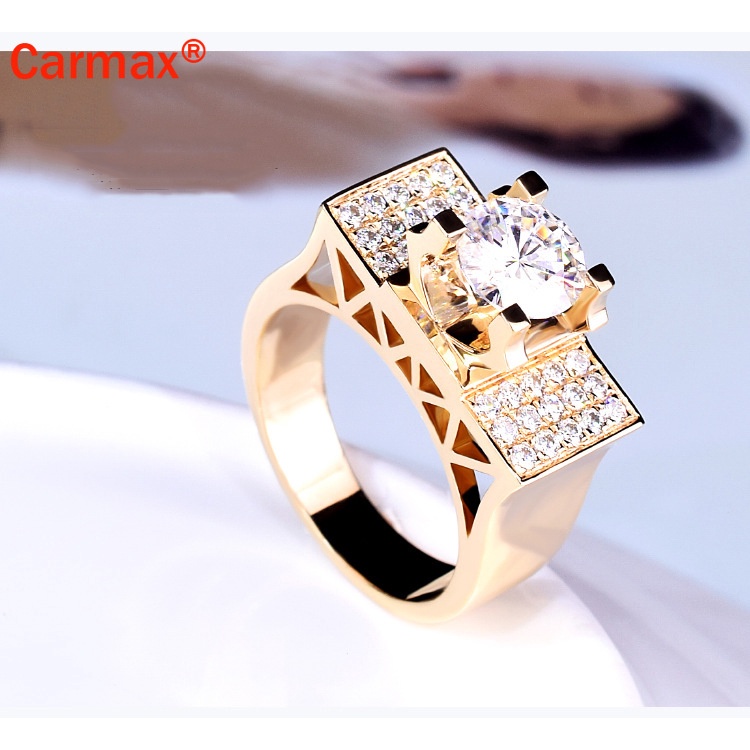 Nhẫn Nam Họa Tiết Moissanite Độc Đáo