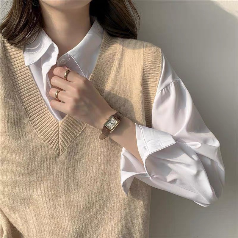 Áo gile nữ cổ tym chất đẹp