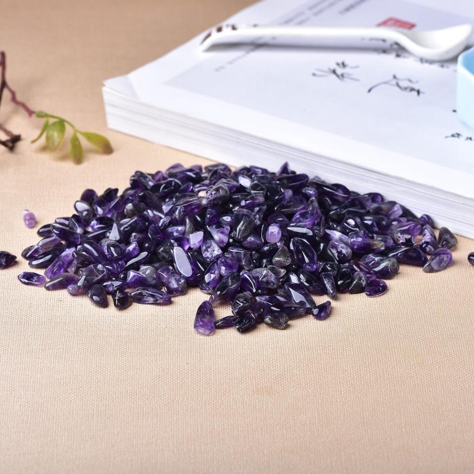 Vụn đá T.A tím đậm thanh tẩy trong Tarot, Reiki, thiền định, phong thủy