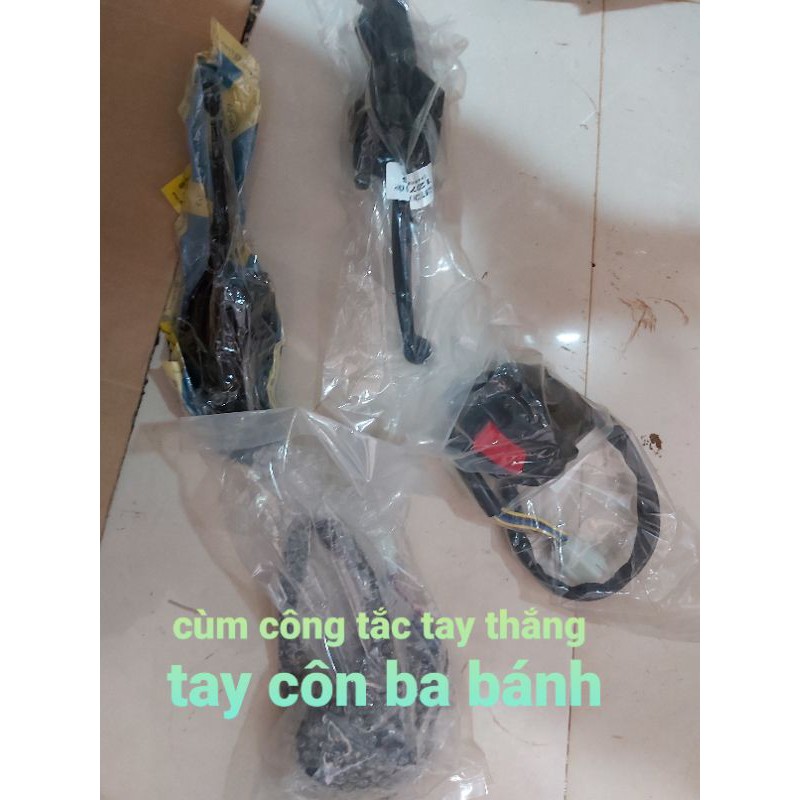 cùm công tắc cùm tay thắng tay côn xe ba bánh ba gác xe lôi