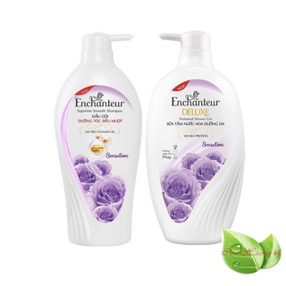 Enchanteur: Bộ dầu gội Enchanteur Sensation 650g+ Sữa Tắm Enchanteur Sensation 650g