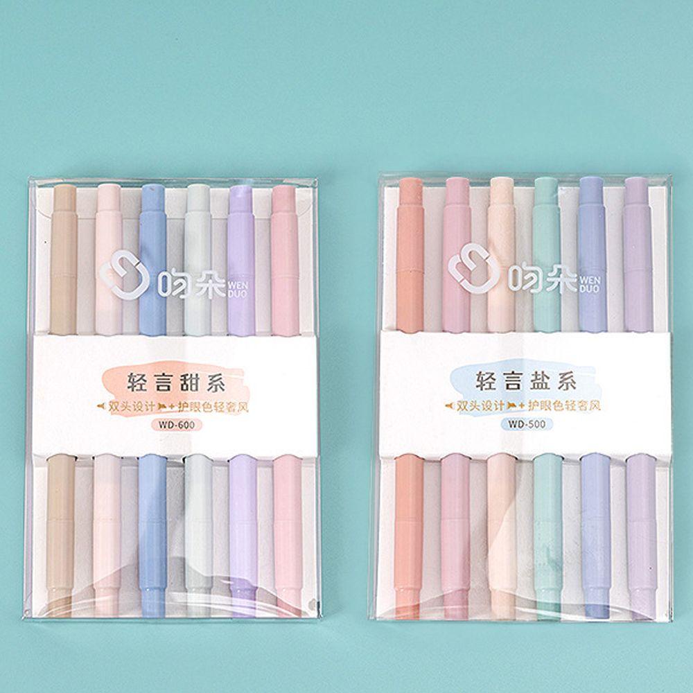 Bút Mực Hai Đầu Nhiều Màu Sắc Dùng Vẽ Tranh DIY