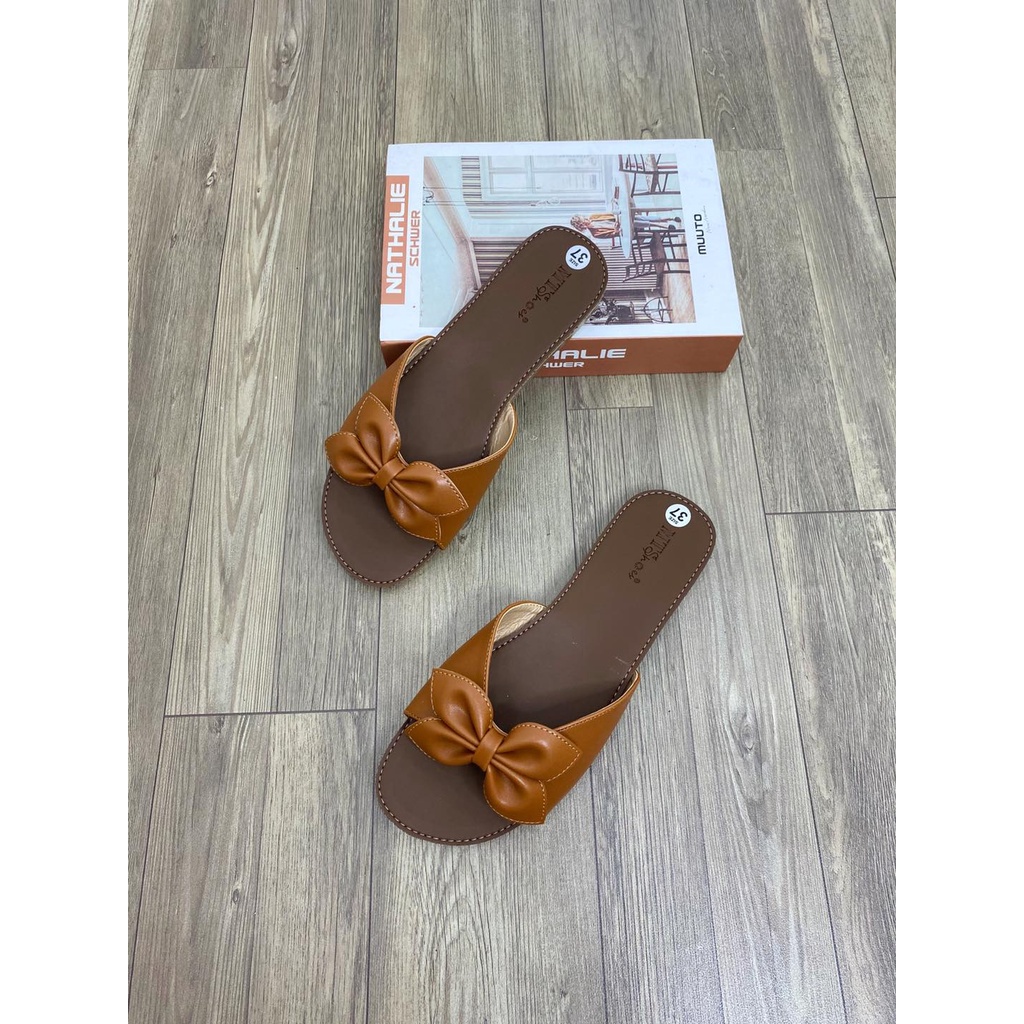 [shop giay minh thu]Dép bệt nơ 4 cánh MT675