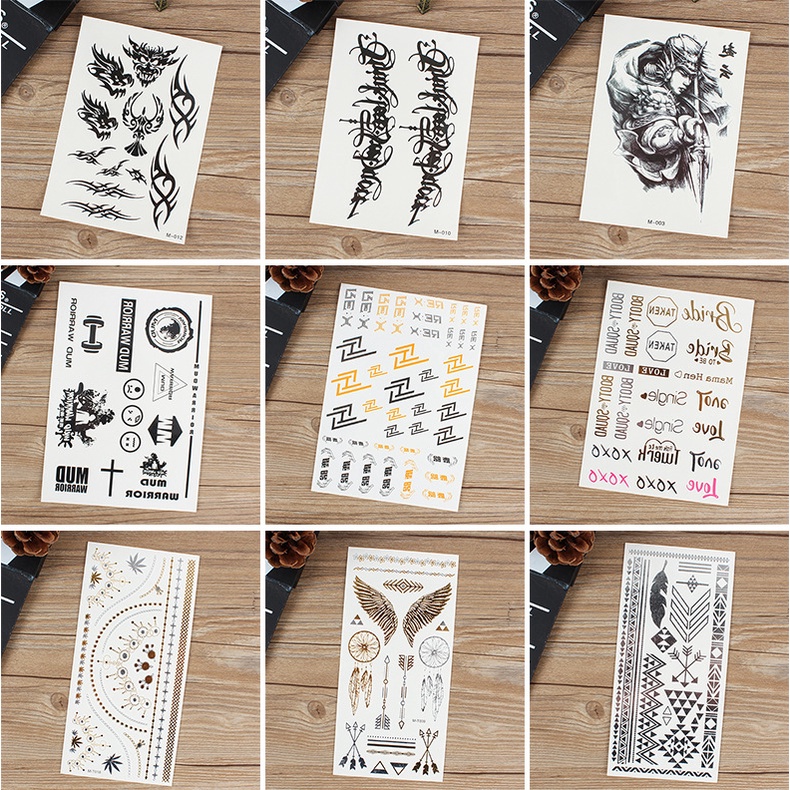 Set 30 Hình Xăm Dán Họa Tiết Hoa Anh Đào Halloween Dễ Thương Chống Thấm Nước