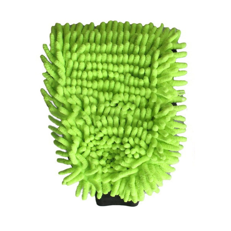 Găng Tay Rửa Xe Chất Liệu Microfiber Mềm Mại Không Xơ Vải