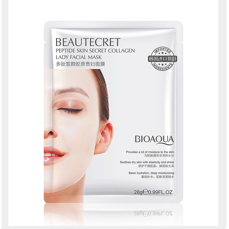 Mặt nạ thạch thủy tinh trong suốt BIOAQUA