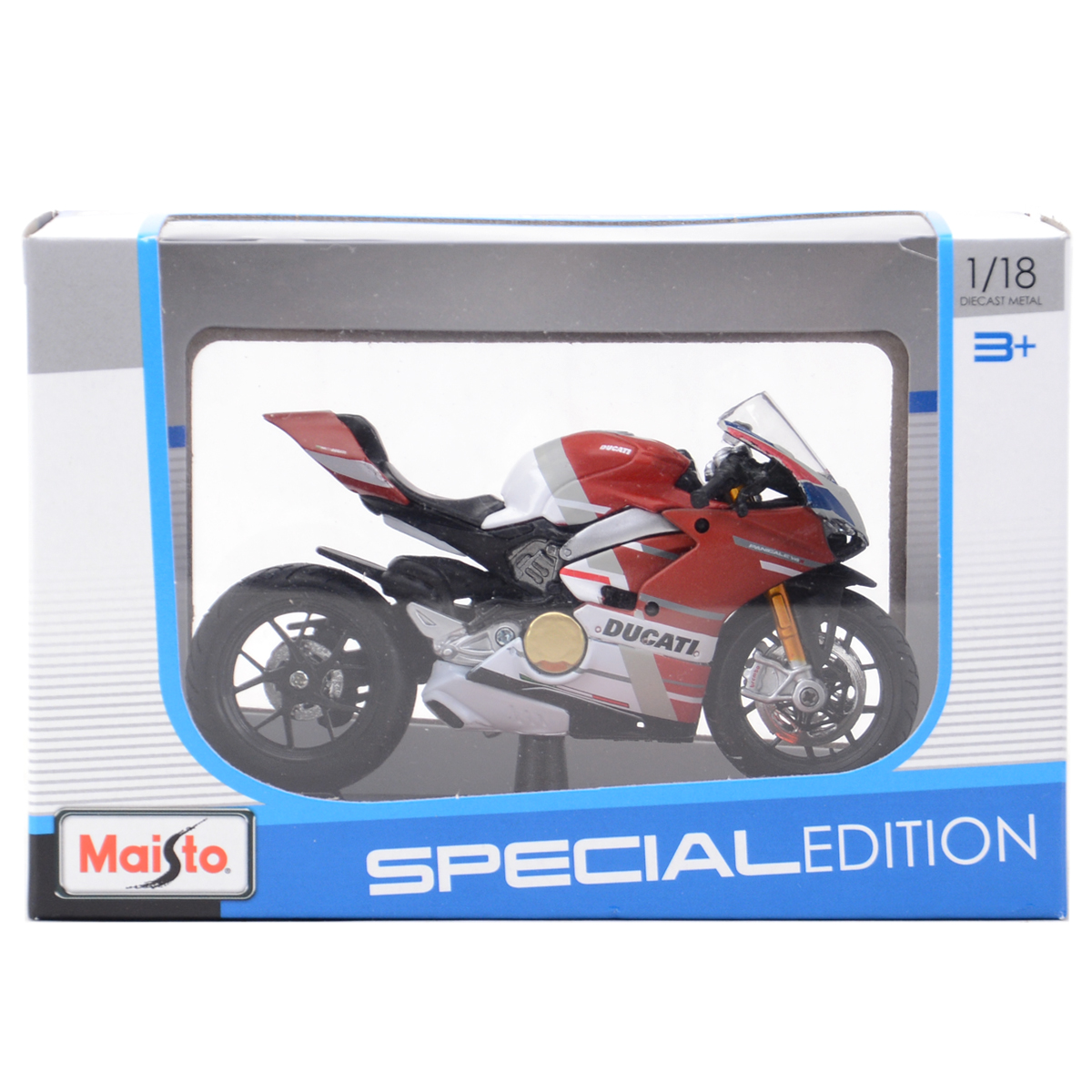 Maisto 1:18 Ducati Panigale V4 S Corse Die Cast Đồ chơi mô hình tĩnh mô tô sưu tầm