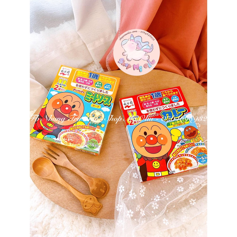 Nước sốt ANPANMAN Chú Hề Nhật Bản cho bé từ 1 tuổi 100g (50g x 2 túi)