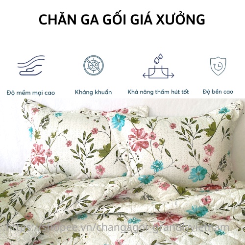 HÀNG TẬN XƯỞNG - BỘ CHĂN GA GỐI (6 MÓN) GRANDLY