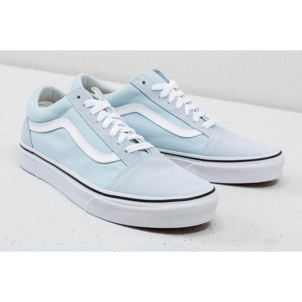 Giày Vans Chính Hãng Old Skool Baby Blue True White