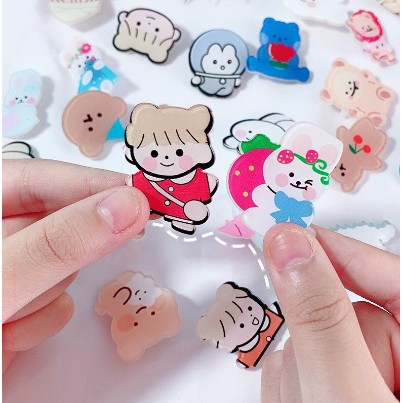 Huy hiệu dán áo, balo, sticker tết 2024 Noel giáng sinh merry christmas túi đeo nhiều mẫu hoạt hình dễ thương DIY