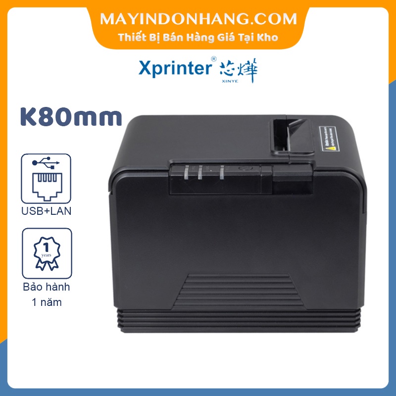 Máy In Hóa Đơn Tính Tiền Xprinter Q200 USB + LAN Giá RẺ ( Hỗ Trợ Giao Hàng Goviet )