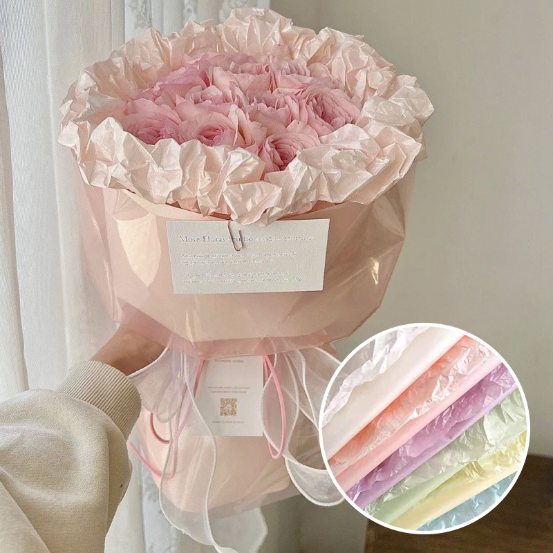 Set 10 Tờ Giấy Gói Quà Thủ Công Sáng Tạo diy Cho Nữ