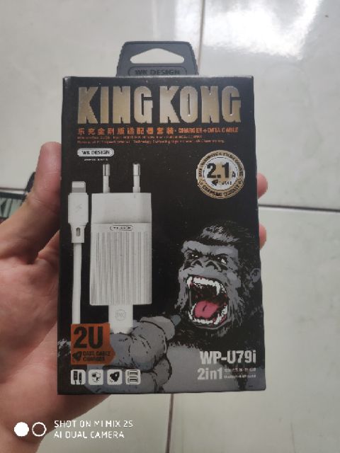 Bộ sạc WK KingKong (củ+cáp) iphone,android