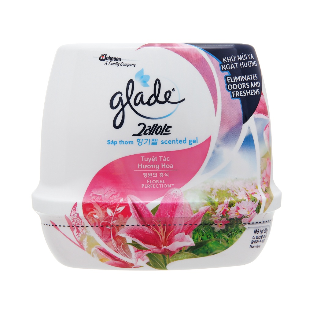 Combo 2 Sáp Thơm Glade Tuyệt Tác Hương Hoa 180gx2