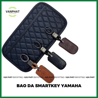 Bao da chìa khóa Smartkey dành cho xe máy YAMAHA FreeGo Janus Latte Grande